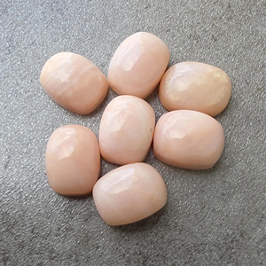 Opale rose naturelle AAA+ rectangulaire taille coussin, cabochon à dos plat, pierre précieuse calibrée, pour la fabrication de bijoux - Product Image 5