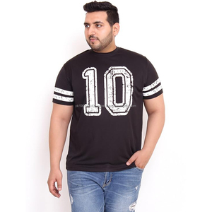 2024 camisetas de cuello redondo para hombre 100% algodón personalizado al por mayor sólido dobladillo curvo acanalado cuello camiseta - Product Image 5