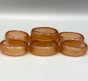Eco-Friendly Resin Napkin Ring Party Transparents Crafts Brown Color Top Modern Design Resin Napkin Ring - Product Image 1