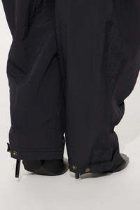 Pantalones Paracaídas de Cintura Alta y Pierna Ancha, Estilo Casual y Holgado, Color Negro, Marca Privada OEM, Pantalones para Hombre - Product Image 3