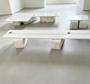Encimera de Cuarzo Artificial Minimalista, con Borde Plano, Acabado Brillante, Rectangular, Independiente, Superficie No Tóxica - Product Image 1