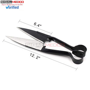 Horse <b>Shears</b> Veterinary Syringes Stainless Steel Heavy Duty Handheld Animal Grooming R Shaped Design - Product Image 2