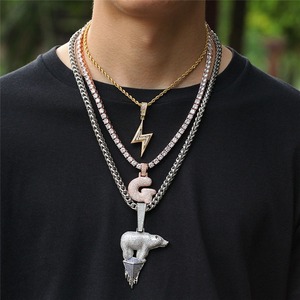 Pendentif Hip Hop en Moissanite VVS de Qualité Supérieure, Bijou Personnalisé, Style Iced Out Tendance pour Hommes et Femmes, Vente en Gros - Product Image 1