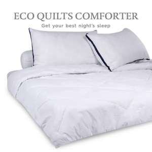 Edredón de poliéster ecológico de ultra felpa personalizable OEM, calidad de hotel, microfibra hipoalergénica para todas las estaciones Single Queen - Product Image 4