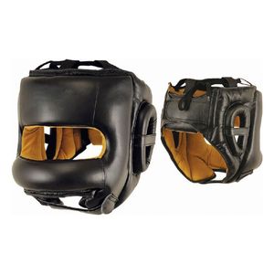 Nouveauté : protège-tête confortable en cuir PU avec logo personnalisé pour la boxe, le karaté, le MMA et le Muay Thai, fermeture auto-agrippante. - Product Image 5