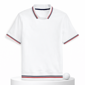 Polo de Algodón para Hombre, Color Sólido, de Secado Rápido, Liso, Premium, de Alta Calidad, Suave, Informal, para Golf, con Logotipo Personalizado - Product Image 4