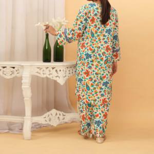 2PC Digital Printed Cambric Women's Blazers PS5165 Suit - Product Image 1