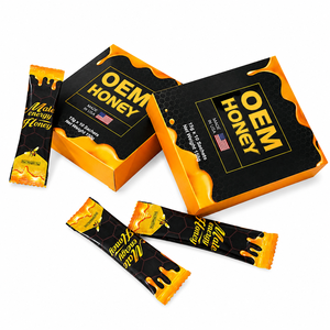 Miel Natural en Sobres Tipo Alimento OEM, Sabor Dulce y Suave, Empaque en Caja, Empaque Personalizado, Marca Privada - Product Image 3