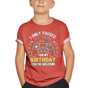 T-shirt unisexe à manches courtes 100% coton, basique, personnalisable avec logo, col rond, été, pour garçons, impression personnalisée, service OEM, Bangladesh - Product Image 6