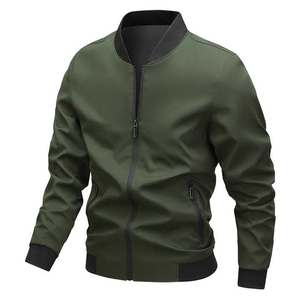 Blouson Bomber Homme Personnalisé en Gros – Qualité Supérieure, Coupe Ample, Polyester/Nylon, Col Montant, Séchage Rapide, Respirant, Hiver Décontracté - Product Image 5