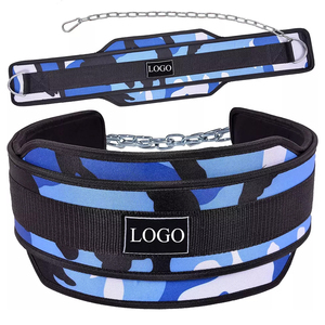 Premium Neoprene Wholesale Custom Logo Leather Dip Belt for Gym Durable <b>Weight</b> Lifting and Weightlifting <b>Training</b> - Product Image 5