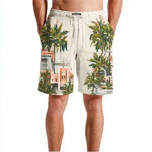 Shorts de Baño Sublimados 100% Poliéster, Ligeros, de Verano, para Hombre, Impermeables, de Secado Rápido y Transpirables - Product Image 3