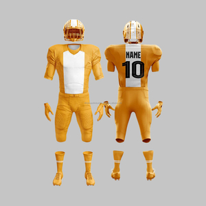 Nuevos uniformes de fútbol americano personalizados al por mayor, talla XL, pantalones de fútbol por sublimación, patrón de números, camisetas de fútbol personalizadas - Product Image 6