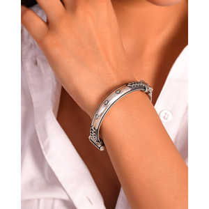 Meera Jaipur Bracelets vintage en argent 925 pour femmes, bijoux fins, dernier design, 43-48g, hindouisme - Product Image 4