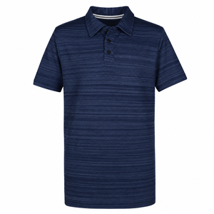 Chemise piqué rouge à manches courtes pour homme, coupe classique, décontractée, 100 % coton respirant, avec poche poitrine et logo frontal, haute qualité, style élégant - Product Image 3