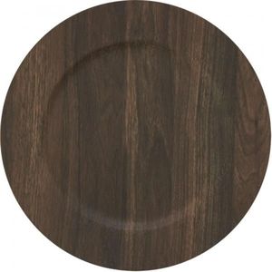 Eco-Friendly Round Natural Wood Charger Plate Wholesale Handcrafted Wooden Dinner Plate <b>Set</b> Decorative <b>Serving</b> Tray for Wedding - Product Image 2