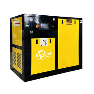 Compresseur d'air à vis rotatif Karlos électrique silencieux <span class=keywords><strong>100</strong></span>% sans huile, lubrification à l'eau, type vis, 37kw 75kw avec CE - Product Image 4