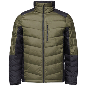 Chaqueta Acolchada con Cuello Alto para Hombre, Chaqueta de Invierno Cálida y Aislante, Chaqueta Ligera con Cierre Completo para Clima Frío, Informal para Exteriores - Product Image 1