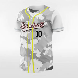 Vente en gros de maillots de baseball à boutons pour hommes 2025, maillots de softball, chemises de baseball à manches courtes, service OEM personnalisé - Product Image 2