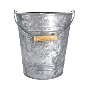 Cubos de metal galvanizado al por mayor con asa de transporte para tareas en interiores y exteriores, jardinería y residuos de fuego al mejor precio - Product Image 2