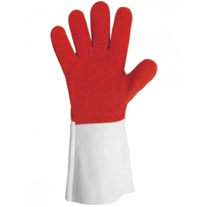 Top-Ranked Heavy Duty Cowhide Split Leather Safety <b>Gloves</b> Heat Spark Resistant and <b>Long</b> Lasting Construction Hand Protection - Product Image 5