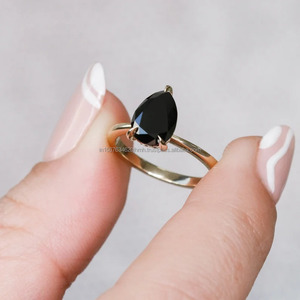 Igi แหวนแบบซ้อนได้สไตล์วินเทจสีโรสโกลด์14K สำหรับงานเลี้ยงงานแต่งงานของผู้หญิงที่ได้รับการรับรองจากเพชรธรรมชาติ - Product Image 5