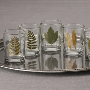 Portavelas de Vidrio Recto de Alta Calidad de 200 ml para Decoración del Hogar, Uso Navideño, Resistente al Calor, Hecho a Mano - Product Image 1