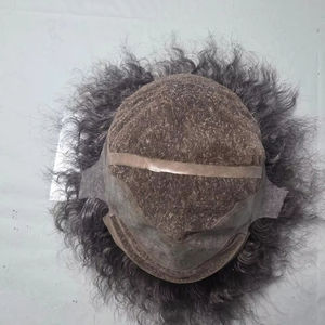 Peluca Completa de Cabello Humano 100% Natural con Cabello Rizado Indio Remy - Product Image 1