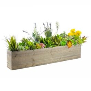 Wholesale Rustic Wooden <b>Planter</b> <b>Box</b> Rectangular Long Wood Flower Pot Garden Trough <b>Planters</b> Outdoor Indoor Balcony Decor <b>Planter</b> - Product Image 1