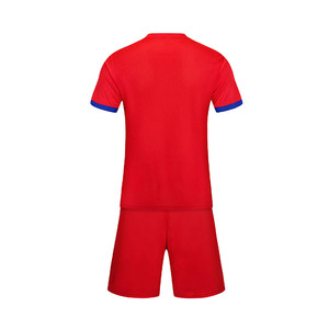 เซ็ตเสื้อกีฬาแขนสั้น2ชิ้นเสื้อและกางเกงขาสั้นสไตล์คอวีชุดกีฬา - Product Image 2