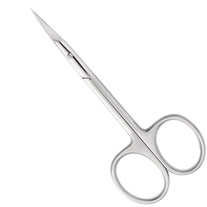 Premium Stainless Steel Curved Blade Beauty <b>Nail</b> Scissors Gift Set Durable Simple Design Square Hole Sharp Includes Case & Cloth - Product Image 2