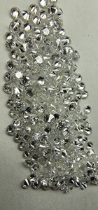 HPHT Lab Grown Filled Brilliant Cut Diamonds 0.031ct 0.035ct F Color Excellent Polished Melee Sieve Certified Jewelry Making R&K - Product Image 2