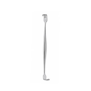Rétracteur chirurgical double extrémité Senn en acier inoxydable, instrument de rétraction tissulaire à trois pointes, fabriqué au Pakistan - Product Image 1
