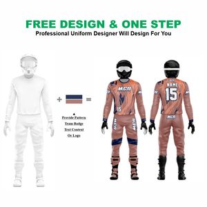 Impression numérique % polyester 220g respirant à séchage rapide unisexe adulte manches longues pour ATV Dirt Bike MTB BMX Motocross - Product Image 2