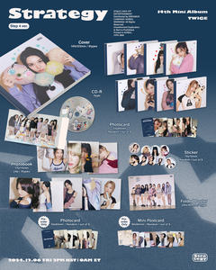 อัลบั้มต้นฉบับภาษาเกาหลีของวงทไวซ์ - STRATEGY (Step 4 ver.) - Product Image 3