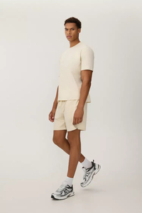 Ensembles décontractés pour hommes : T-shirt à manches courtes + short uni, ensemble court tendance pour hommes avec poches, prix avantageux - Product Image 2