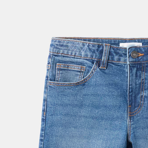 Shorts en jean bleu de haute qualité pour enfants – Tissu durable, coupe décontractée et tendance, idéal pour le quotidien / Personnalisation du logo - Product Image 3