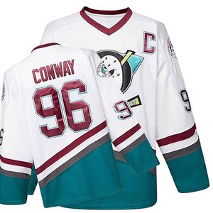 Camiseta de Hockey sobre Hielo de EE. UU. para Hombre, Blanca, Azul y Roja, Manga Larga, Cuello en V, Craig 30, Impresión Sublimada, Uniforme de Poliéster - Product Image 5