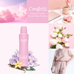 Spray corporel Secret de Londres Confetti 250ml, déodorant pour femmes - Product Image 4