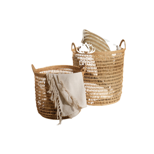[HAUTE QUALITÉ] |   Panier en rotin tressé, boîte de rangement, organisateur de cuisine, plateau de présentation pour aliments, fruits, pain, Vietnam - Product Image 4