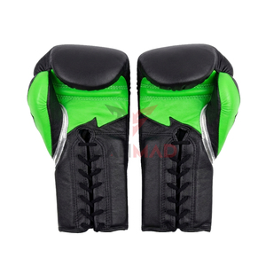 Gants de boxe personnalisés pour le sparring, gants d'entraînement de boxe en cuir véritable de qualité supérieure, gants de combat avec logo personnalisé - Product Image 4