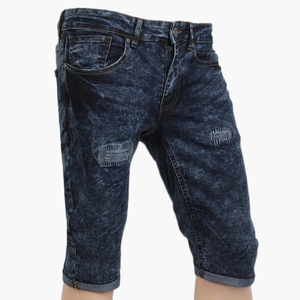 Pantalones Cortos de Mezclilla para Hombre, de la Mejor Calidad, Nuevo Modelo, Cintura Elástica, Corte Ajustado, 100% Algodón, Servicio OEM, Hechos en Pakistán - Product Image 6