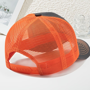 Custom Unisex Baseball Cap Adjustable Solid Color Mesh Front Panel Logo <b>Heat</b>-Transfer Printing Casual Outdoor Breathable - Product Image 4