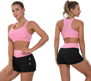 Latest Women fitness wear five piece workout outfit yoga gym training suit comfortable sports exercise clothing set for ladies - Product Image 4