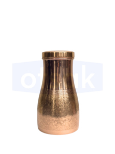 กระติกน้ำทองแดงสีดำ OTSAK พรีเมียม รักษ์โลก ดีไซน์หรูหราทันสมัย ฝาปิดแบบตอกลาย พกพาสะดวก สำหรับสำนักงานและบ้าน ความจุ 1000 มล. - Product Image 4