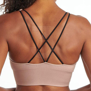 Sujetador Deportivo Profesional para Mujer, Transpirable, de Alta Calidad, Spandex/Nylon, Alto Soporte, Logotipo Frontal, Servicio OEM Disponible - Product Image 3