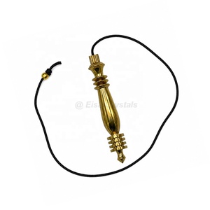 Gold 9 ISIS Ring Plate Brass Dowsing Pendulum Metal Dowsing Pendulum Divination Healing <b>Tool</b> Premium B2B <b>Trade</b> Network - Product Image 2