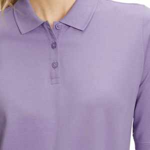 เสื้อโปโลผู้หญิงลำลอง ขายดี ดีไซน์ใหม่ รับทำโลโก้ สีพื้น ระบายอากาศได้ดี - Product Image 2