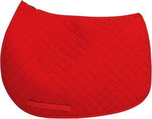 Harrison Howard English Saddle Pad for Horse Riding Non-Slip Suede All Purpose Saddle Pad Soft <b>Cushioning</b> for Horse <b>Back</b> - Product Image 1
