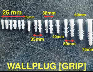 Plastic Anchor Wall Plug Fixing Anchor Wall Plug PE/PP Material Expand Plugs Plastic Wall Anchors Plug for Building Construction - Product Image 3